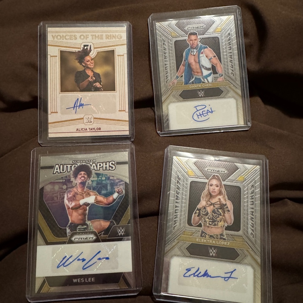 WWE 2024 Panini Prizm Auto Card Lot